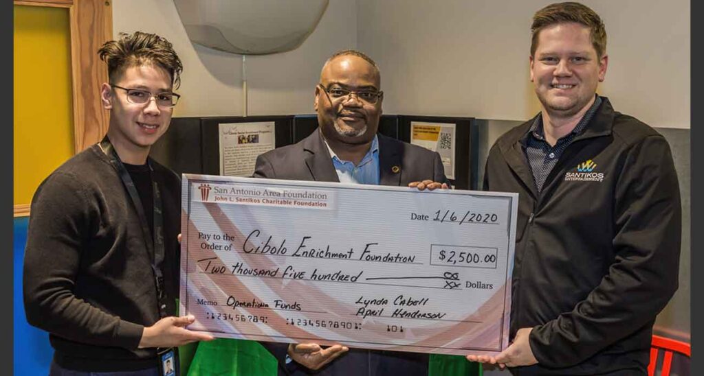 Cibolo Enrichment Foundation Gets Check From San Antonio Area Foundation